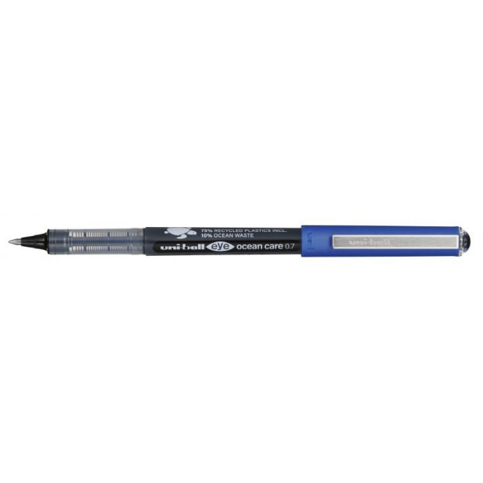 Uni-ball Eye Ocean Care UB-157ROP Boligrafo de Tinta Liquida - Punta de Bola 0.7mm - Trazo 0.5mm - Tinta Resistente al Agua y Luz - Color Negro