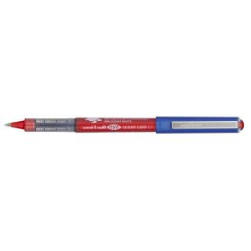 Uni-ball Eye Ocean Care UB-157ROP Boligrafo de Tinta Liquida - Punta de Bola 0.7mm - Trazo 0.5mm - Tinta Resistente al Agua y Luz - Color Rojo