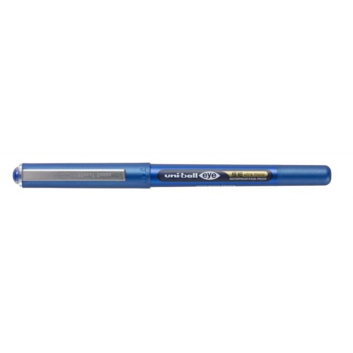 Uni-ball Eye Ultra Micro UB-150-38 Boligrafo de Tinta Liquida - Punta de Bola 0.38mm - Tinta Resistente al Agua y Luz - Sistema de Control de Tinta - Color Azul