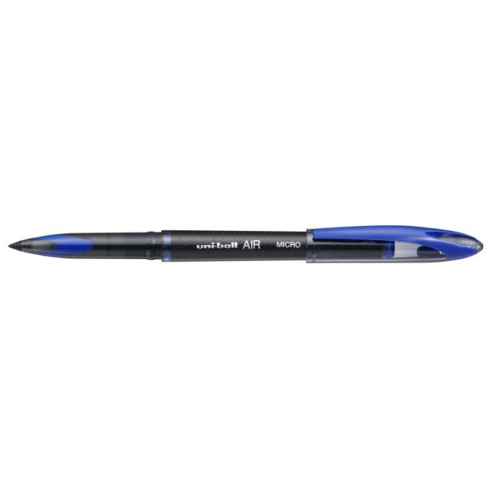 Uni-ball AIR MICRO UBA-188-M Rollerball - Punta de Acetato Plastico 0.5mm - Tinta Pigmentada Resistente al Agua y Luz - Color Azul