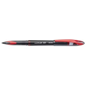 Uni-ball AIR MICRO UBA-188-M Rollerball - Punta de Bola 0.5mm - Escribe como Pluma Estilografica - Tinta Pigmentada Resistente al Agua y Luz - Color Rojo