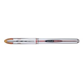 Uni-ball Vision Elite UB-200 Rollerball de Tinta Liquida - Punta de Bola 0.8mm - Sistema Antifugas para Viajes - Color Naranja