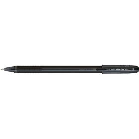 Uni-ball JetStream SX-101-10 Boligrafo de Tinta - Punta de Bola 1mm - Tinta de Secado Instantaneo - Ideal para Zurdos - Color Negro