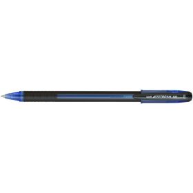 Uni-ball JetStream SX-101-10 Boligrafo de Tinta - Punta de Bola 1mm - Secado Instantaneo - Ideal para Zurdos - Color Azul
