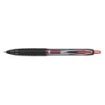 Uni-ball UMN-207E Roller de Tinta - Punta de Bola 0.7mm - Grip de Caucho Antifatiga - Tinta Pigmentada Resistente a Luz y Agua - Color Rojo
