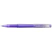 Uni-ball UF-222 Roller de Gel Borrable - Punta de Bola 0.7mm - Tinta Termosensible - Doble Goma de Borrado - Color Violeta