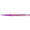 Uni-ball UF-222 Roller de Gel Borrable - Punta de Bola 0.7mm - Tinta Termosensible - Doble Goma Borradora - Color Rosa