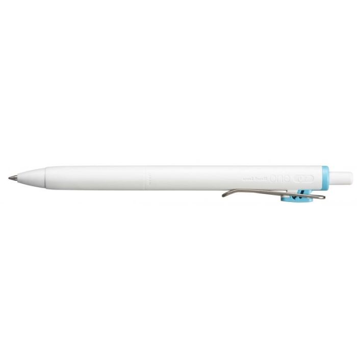 Uni-ball UMN-S-07 Boligrafo de Tinta Gel - Punta de Bola 0.7mm - Escritura Ultra Fluida - Agarre Suave y Comodo - Diseño Minimalista - Color Azul Cielo