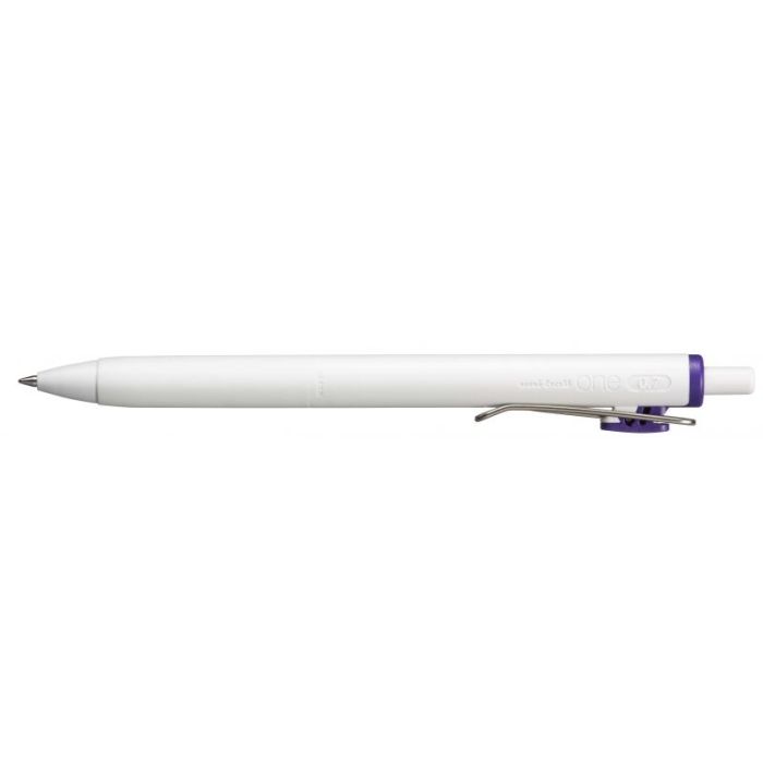 Uni-ball ONE UMN-S-07 Boligrafo de Tinta Liquida - Punta de Bola 0.7mm - Escritura Ultra Fluida - Agarre Suave y Comodo - Color Azul Real
