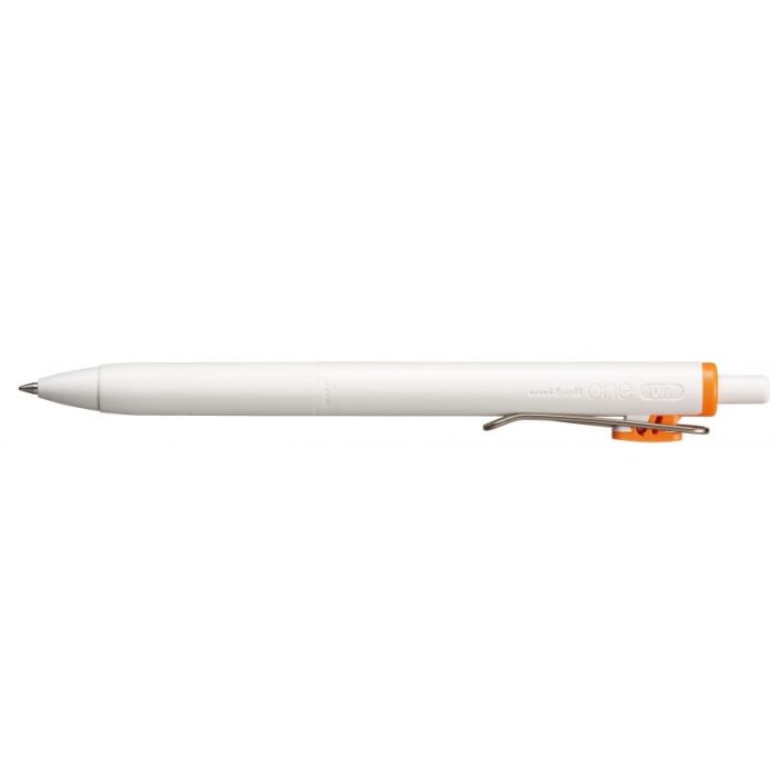 Uni-ball UMN-S-07 Boligrafo de Tinta Gel - Punta de Bola 0.7mm - Escritura Ultra Fluida - Agarre Suave y Comodo - Color Naranja Mandarina