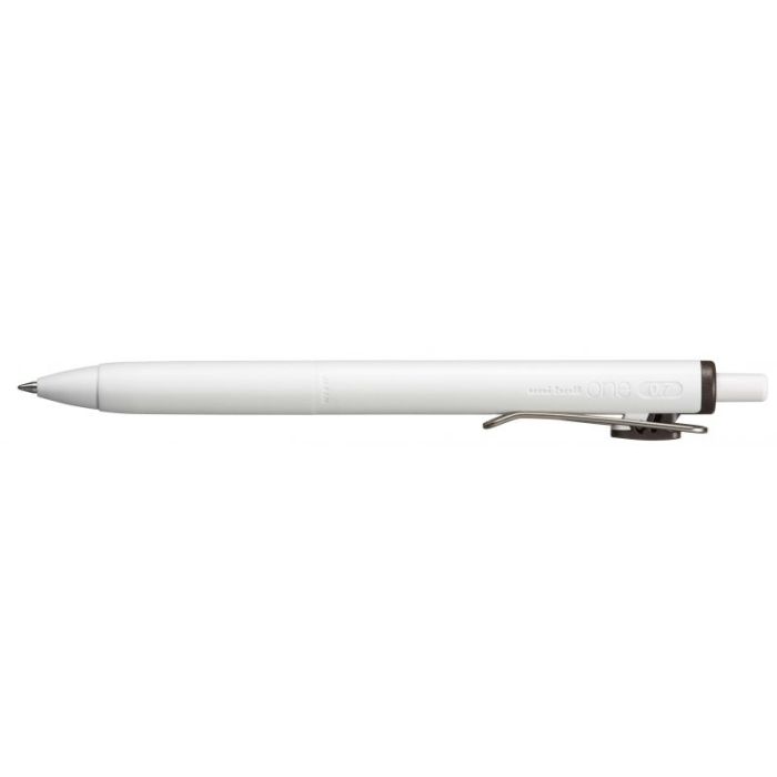 Uni-ball ONE UMN-S-07 Boligrafo de Tinta Liquida - Punta de Bola 0.7mm - Escritura Ultra Fluida - Agarre Suave y Comodo - Color Marrón Oscuro