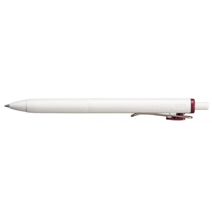 Uni-ball UMN-S-07 Boligrafo de Tinta Gel - Punta de Bola 0.7mm - Escritura Ultra Fluida - Agarre Suave y Comodo - Color Negro Burdeos