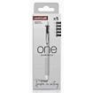 Uni-ball ONE UMN-S-07 Pack de 5 Boligrafos de Tinta Liquida - Punta de Bola 0.7mm - Escritura Ultra Fluida - Agarre Suave y Comodo - Color Surtido