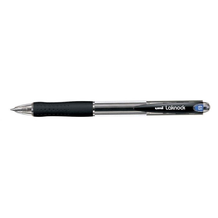 Uni-ball Laknock SN-100(05) Boligrafo de Tinta Base Aceite - Punta de Bola 0.5mm - Tinta Suave y Duradera - Cuerpo de Plastico - Color Negro