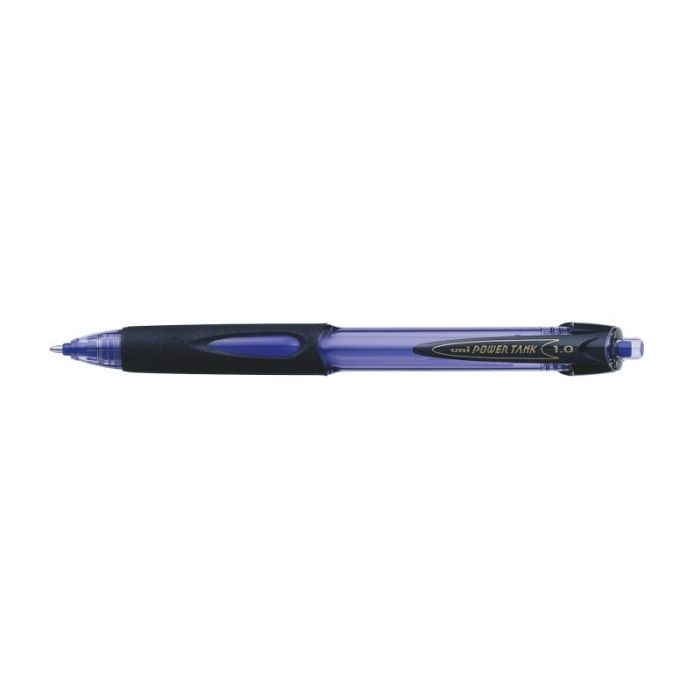 Uni-ball Power Tank SN-220 Boligrafo de Tinta Liquida - Punta de Bola 1mm - Carga Presurizada - Escribe en Cualquier Superficie - Resistente a Temperaturas Extremas - Color Azul