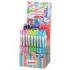 Uni-ball Shalaku S M5-228/4D Expositor de 48 Portaminas - Ancho de Trazo 0.5mm - Contiene 2 Minas HB - Goma de Borrar Incluida - Color Negro
