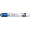 Uni-ball PWB-202 Inkview Marcador de Pizarra Blanca - Punta Conica 1.8-2.2mm - Zona Transparente para Nivel de Tinta - Escritura Brillante y Facil Borrado - Color Azul
