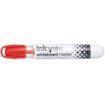 Uni-ball PWB-202 Marcador de Pizarra Blanca - Punta Conica 1.8-2.2mm - Zona Transparente para Nivel de Tinta - Escritura Brillante y Facil Borrado - Color Rojo