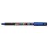 Posca PC-1MR Marcador de Pintura - Punta Roller de Fibra 0.7mm - Linea Extrafina - Tinta Pigmentada Base al Agua - Resistente a la Luz - Color Azul