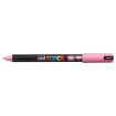 Posca PC-1MR Marcador de Pintura - Punta Roller de Fibra 0.7mm - Tinta Base al Agua - No Permanente - Resistente a la Luz - Color Rosa