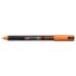 Posca PC-1MR Marcador de Pintura - Punta Roller de Fibra 0.7mm - Linea Extrafina - Tinta Pigmentada Base al Agua - Resistente a la Luz - Color Naranja