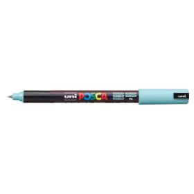 Posca PC-1MR Marcador de Pintura - Punta Tipo Roller 0.7mm - Tinta Pigmentada Base al Agua - Resistente a la Luz - Color Verde Marino