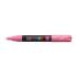 Posca PC-1M Marcador de Pintura - Punta Conica 0.7mm - Tinta Base al Agua - Resistente a la Luz - Color Rosa
