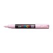 Posca PC-1M Marcador de Pintura - Punta Conica 0.7mm - Tinta Base al Agua - Resistente a la Luz - No Permanente - Color Rosa Claro