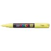 Posca PC-1M Marcador de Pintura - Punta de Poliester Conica 0.7mm - Tinta Base al Agua - No Permanente - Resistente a la Luz - Color Amarillo Sol