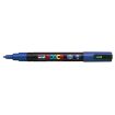 Posca PC-3M Marcador de Pintura - Punta Conica 0.9-1.3mm - Tinta Base al Agua - Resistente a la Luz - No Permanente - Color Azul