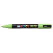 Posca PC-3M Marcador de Pintura - Punta Conica de Poliester 0.9-1.3mm - Tinta Base al Agua - Resistente a la Luz - No Permanente - Color Verde Manzana
