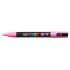 Posca PC-3M Marcador de Pintura - Punta de Poliester Conica 0.9-1.3mm - Tinta Base al Agua - Resistente a la Luz - Color Rosa