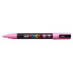 Posca PC-3M Marcador de Pintura - Punta de Poliester Conica 0.9-1.3mm - Tinta Base al Agua - Resistente a la Luz - Color Rosa