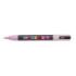 Posca PC-3ML Marcador de Pintura - Punta Conica de Poliester 0.9-1.3mm - Tinta Base al Agua - Resistente a la Luz - No Permanente - Color Rosa