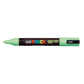 Posca PC-5M Marcador de Pintura - Punta de Bala 1.8-2.5mm - Tinta Base al Agua - Resistente a la Luz - No Permanente - Color Verde Claro