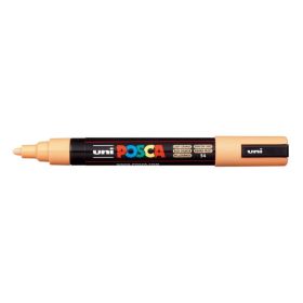 Posca PC-5M Marcador de Pintura - Punta de Bala 1.8-2.5mm - Tinta Base al Agua - Resistente a la Luz - No Permanente - Color Naranja Claro