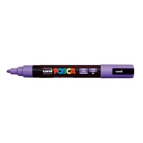 Posca PC-5M Marcador de Pintura - Punta de Poliester 1.8-2.5mm - Tinta Base al Agua - Resistente a la Luz - No Permanente - Color Lila