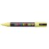 Posca PC-5M Marcador de Pintura - Punta de Poliester 1.8-2.5mm - Tinta Base al Agua - Resistente a la Luz - Color Amarillo Sol