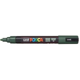 Posca PC-5M Marcador de Pintura Base al Agua - Punta de Bala 1.8-2.5mm - Ancho de Trazo 1.8-2.5mm - Resistente a la Luz - Color Verde Inglés