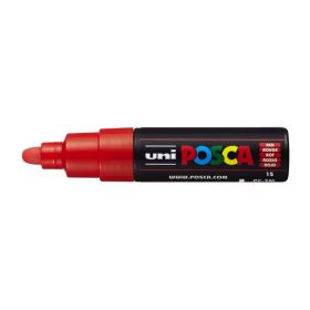 Posca PC-7M Marcador de Pintura - Punta de Bala 4.5-5.5mm - Tinta Base al Agua - Resistente a la Luz - No Permanente - Color Rojo
