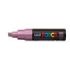 Posca PC-8K Marcador de Pintura - Punta Biselada Acrilica 8mm - Tinta Base al Agua - Resistente a la Luz - No Permanente - Color Rosa Metálico