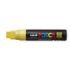 Posca PC-17K Marcador de Pintura - Punta Biselada de Poliester 15mm - Ancho de Trazo Muy Grueso - Tinta Base al Agua - Resistente a la Luz - No Permanente - Color Amarillo