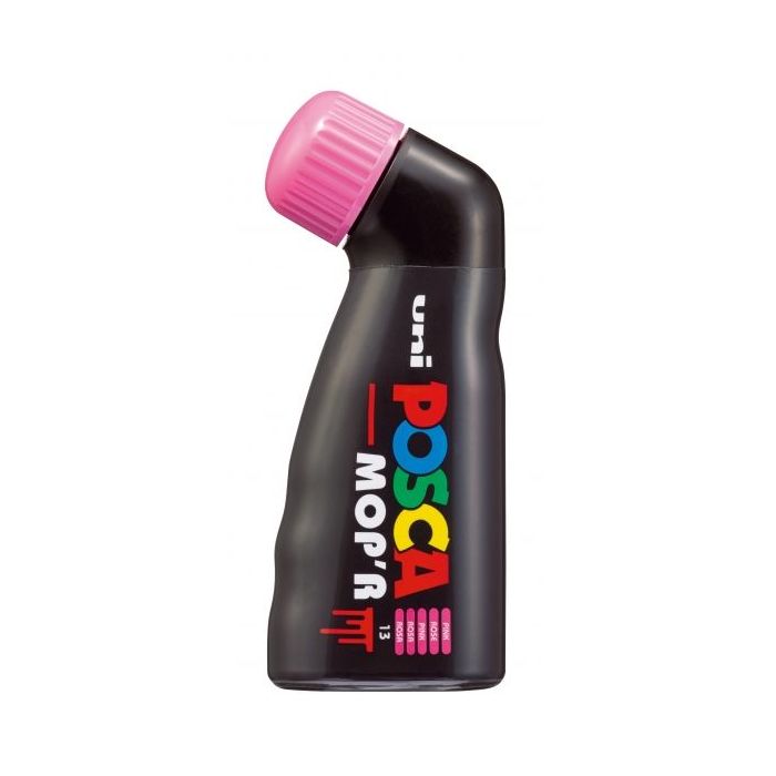 Posca PCM-22 Marcador de Pintura - Punta Redondeada de Gomaespuma 3-19mm - Tinta Base Agua - Multi Efectos - Resistente a la Luz - Color Rosa