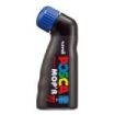 Posca PCM-22 Marcador de Pintura - Punta Redondeada de Gomaespuma 3-19mm - Tinta Base al Agua - Multi Efectos - Resistente a la Luz - Color Azul