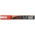 Uni-ball PWE-5M Marcador de Tiza Liquida - Punta Conica 1.8-2.5mm - Borrado en Humedo - Resistente a la Lluvia - Color Naranja