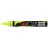 Uni-ball PWE-5M Marcador de Tiza Liquida - Punta Conica 1.8-2.5mm - Borrado en Humedo - Resistente a la Lluvia y Exteriores - Color Amarillo