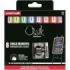 Uni-ball PWE-5M Pack de 8 Marcadores de Tiza Liquida - Punta Conica 1.8-2.5mm - Borrado en Humedo - Resistente a la Lluvia - Color Surtido