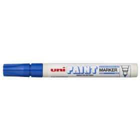 Uni-ball PX-20 Marcador de Pintura - Punta Acrilica de Bala 2.2-2.8mm - Permanente en Todas las Superficies - Resistente a Luz y Agua - Soporta Hasta 250ºC - Color Azul