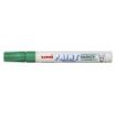 Uni-ball PX-20Marcador de Pintura - Punta Acrilica de Bala 2.2-2.8mm - Permanente en Todas las Superficies - Resistente a Luz y Agua - Cuerpo de Aluminio - Color Verde