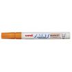 Uni-ball PX-20 Paint Marker - Marcador de Pintura - Punta Acrilica de Bala 2.2-2.8mm - Permanente en Todas las Superficies - Resistente a Luz y Agua - Color Naranja